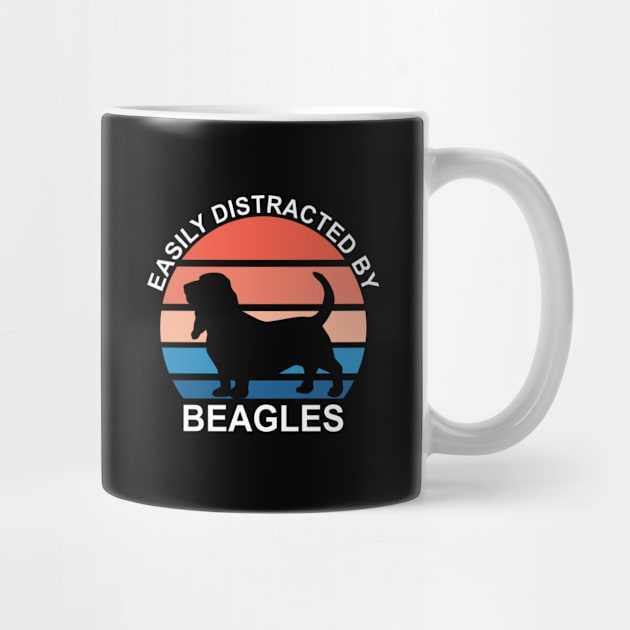 Easily Distracted By Beagles - White Text by DPattonPD